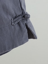 economico Pantaloni in lino e cotone semplici-Shorts da Donna Colore Unito Chinos Base Casual Lunghezza Ginocchio Vita Alta Semplice Tasca Comfort Micro-elastico Quotidiano Grigio Beige Caffè Estate Vestibilità Normale
