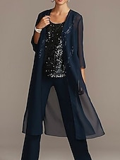 economico impacchi della madre-Shrug in Chiffon a Manica Trequarti Cappotto per Festa Sera Madre della Sposa Invitati al Matrimonio Semplice Wrap Nuziale in Colore Puro per impressionare