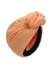 abordables Chapeaux pour femmes-Bandeau à chignon noué à la mode pour femme, tissu doux, adapté aux vêtements décontractés et d&#039;extérieur, style bohème, réglable pour tous les types de cheveux, parfait pour l&#039;été et les voyages.