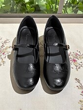 Недорогие Женская обувь на плоской подошве-женские туфли Мэри Джейн из искусственной кожи винно-красного цвета с пряжкой и низким толстым каблуком для ежедневных свиданий и пивных фестивалей