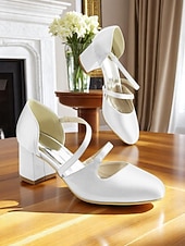 cheap 1950s Retro-Women's 1950s Green Satin Mary Jane Block Heels – Elegant Cross-Strap Vintage Shoes for Weddings, Parties, and Formal Events