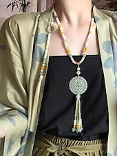 abordables Accessoires-1 pièce Collier For Femmes Rue Quotidien Pierre Longue