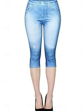  Damskie legginsy capri 3D z nadrukiem Wakacje Moda vintage Casual Długość do łydki Wysoki stan Kwiatowy Wysoki krój Komfort Oddychający Szybkoschnący Rozciągliwy Na zewnątrz Ulica Na co dzień