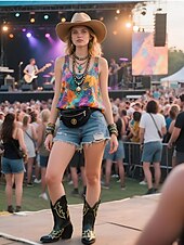 levne Cowboy &amp; Western Boots-Dámské tyrkysové kovbojské boty z umělé kůže, westernové, s vyšívanou špičatou špičkou, do poloviny lýtek, vhodné pro outfity ve venkovském stylu, rodea a venkovní akce.