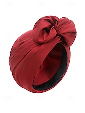 abordables Chapeaux pour femmes-Bandeau à chignon noué à la mode pour femme, tissu doux, adapté aux vêtements décontractés et d&#039;extérieur, style bohème, réglable pour tous les types de cheveux, parfait pour l&#039;été et les voyages.