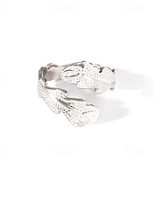 economico Braccialetti e bracciali rigidi-Anello For Per donna Quotidiano Ferie Data Acciaio