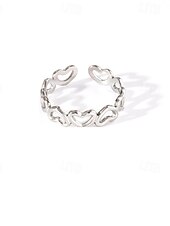 economico Braccialetti e bracciali rigidi-Anello For Per donna Quotidiano Ferie Data Acciaio