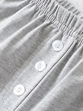 levne Jednoduché sukně-Dámské šortky Jednobarevné Chinos Módní Casual Athleisure Krátké Střední pas Hladké Elastický pás Pohodlné Měkké Komfortní Elastické Venku Ulice Světle šedá Černá Bílá Modrá Léto Volný střih