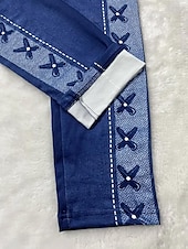 ieftine Imprimare 3D albastră-Pantaloni leggings pentru femei 3D Print Vacanță Modă Casual Lungime întreagă Talie înaltă Grafic Abstract Imprimare Respirabil Moale Elastic Vacanță Casual Zilnic Albastru Robin Egg Vară Primăvară