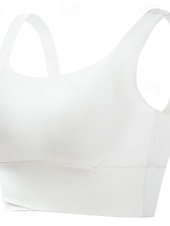 levne Dámské sexy topy-Dámské Větší velikosti Těsné topy Pevná barva Sportovní Bez rukávů Bez rukávů Tričkový Crop Tops Posilovna Šalvějová zeleň Černá Bílá Světlá růžová Dusty modrá Léto Jaro Podzim
