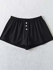 levne Jednoduché sukně-Dámské šortky Jednobarevné Chinos Módní Casual Athleisure Krátké Střední pas Hladké Elastický pás Pohodlné Měkké Komfortní Elastické Venku Ulice Světle šedá Černá Bílá Modrá Léto Volný střih