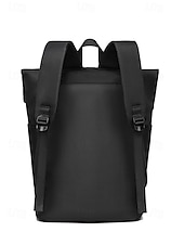 cheap College Backpacks-Men's Waterproof Roll-Top Backpack with Multiple Pockets and Large Capacity - Minimalist Style Laptop Bag for Work, Travel or College
