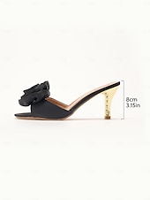 abordables Officiel-Escarpins de mariage à bout ouvert en satin pour femmes avec accents dorés et détails roses - chaussures de mariée élégantes pour les occasions spéciales