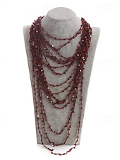 cheap Necklaces &amp; pendants-1PC Necklace For Women&#039;s Street Daily Acrylic Long Beads