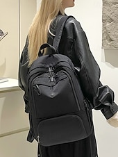 tanie Plecaki studenckie-lekki, wodoodporny, nylonowy plecak damski ze składaną konstrukcją, wieloma kieszeniami i miękkimi, wyściełanymi paskami – codzienny plecak podróżny dla nastolatek, studentek i na weekendowe wycieczki