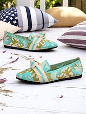 economico Ballerine da donna-scarpe basse in maglia patriottiche da donna – scarpe basse a punta con fiocco per il giorno dell&#039;indipendenza, picnic estivi e abbigliamento casual