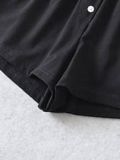 levne Jednoduché sukně-Dámské šortky Jednobarevné Chinos Módní Casual Athleisure Krátké Střední pas Hladké Elastický pás Pohodlné Měkké Komfortní Elastické Venku Ulice Světle šedá Černá Bílá Modrá Léto Volný střih