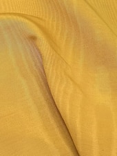 abordables Robes de bal de rentrée scolaire-Robe Moire moutarde jaune haute couture robe de bal A-Line robes de retour à la maison jacquard élégant robe formelle semi-formelle mariage courte  mini sans manches épaule unique avec nœud(s) robe