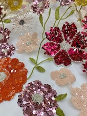 levne Koktejlové šaty-Mermaid výšivkové koktejlové šaty elegantní formální svatba kotníková délka krátký rukáv vysoký krk satén s glitrem