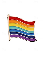 billiga Halsdukar för kvinnor-HBTQ+ regnbågsemaljpin - pridemärkeskollektion för jackor, ryggsäckar och hattar, unisex färgglada accessoarer, perfekt för prideparader, festivaler och HBTQ-evenemang