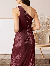preiswerte Bodenlänge-A-Linie Kleid für die Mutter der Braut Elegantes Rundhals Bodenlang Chiffon Langarm mit Perlen Raffung