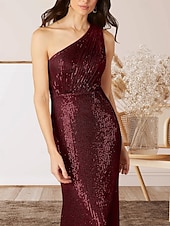 preiswerte Bodenlänge-A-Linie Kleid für die Mutter der Braut Elegantes Rundhals Bodenlang Chiffon Langarm mit Perlen Raffung