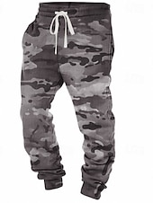 cheap Sweatpants-Camouflage Camo / Camouflage Casual Men&#039;s 3D Print Sweatpants Joggers Pants Trousers Outdoor Street Casual Daily Polyester Green Khaki Gray S M L Mid Waist Elasticity Pants