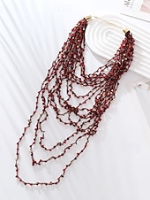 cheap Necklaces &amp; pendants-1PC Necklace For Women&#039;s Street Daily Acrylic Long Beads