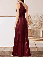 preiswerte Bodenlänge-A-Linie Kleid für die Mutter der Braut Elegantes Rundhals Bodenlang Chiffon Langarm mit Perlen Raffung