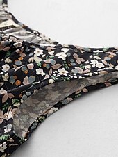 cheap Print Cotton &amp; Linen Dresses-Women&#039;s Mini Dress Summer Dress Bodycon Dress Casual Daily Regular Fit Floral Graphic Sleeveless U Neck Black Beige Summer