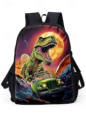 cheap Kids &amp; Teen Backpacks-Kids' 3-Piece Dinosaur Backpack Set with Lunch Bag and Pencil Case, T-Rex Print, Lightweight School Bag for Boys, Girls and Elementary Students