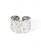 economico Braccialetti e bracciali rigidi-Anello For Per donna Quotidiano Ferie Data Acciaio