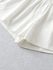 levne Jednoduché sukně-Dámské šortky Jednobarevné Chinos Módní Casual Athleisure Krátké Střední pas Hladké Elastický pás Pohodlné Měkké Komfortní Elastické Venku Ulice Světle šedá Černá Bílá Modrá Léto Volný střih