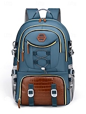 preiswerte College-Rucksäcke-Herren-Rucksack mit großer Kapazität, USB-Ladefunktion und Schuhfach, wasserabweisender Oxford-Schulrucksack für Studenten und Outdoor-Reisen