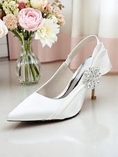 abordables zapatos de tacón con tira-Tacones peep-toe de satén con tira trasera para mujer con lazo elegante: tacones elegantes para cócteles y ropa de noche.