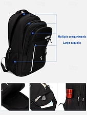 preiswerte College-Rucksäcke-wasserabweisender Herrenrucksack mit mehreren Fächern, großem Fassungsvermögen und Reflektorstreifen für Reisen, Schule und Outdoor