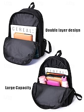 cheap Kids &amp; Teen Backpacks-Kids' 3-Piece Dinosaur Backpack Set with Lunch Bag and Pencil Case, T-Rex Print, Lightweight School Bag for Boys, Girls and Elementary Students