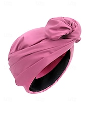 abordables Chapeaux pour femmes-Bandeau à chignon noué à la mode pour femme, tissu doux, adapté aux vêtements décontractés et d&#039;extérieur, style bohème, réglable pour tous les types de cheveux, parfait pour l&#039;été et les voyages.