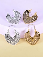 abordables Boucle d&amp;#39;oreille pour femme-Boucles d&#039;oreilles pendantes bohèmes vintage pour femmes – Boucles d&#039;oreilles à crochet de style tribal en alliage léger pour femmes – Idéales pour les festivals, les fêtes, les tenues décontractées et les cadeaux