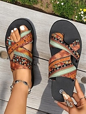 abordables Sandales Décontractées-Baskets Flyknit pour femmes, motif 4 juillet, avec lacets arc-en-ciel colorés – Chaussures de course respirantes à étoiles et rayures pour le jour de l&#039;indépendance et le style sportif quotidien