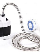 Недорогие Аксессуары для кемпинга-насос для душа для кемпинга, портативный душ для кемпинга, практичный, многофункциональный электрический душ для мытья автомобилей на открытом воздухе в общежитии