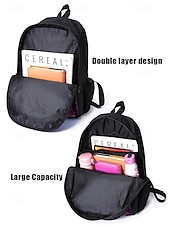 abordables Sacs à dos pour Enfants et Adolescents-Ensemble de 3 sacs à dos d&#039;école à imprimé papillon pour filles avec sac à lunch isotherme et trousse à crayons - léger et élégant pour l&#039;école primaire et le collège, les voyages ou les pique-niques