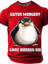  Men's Funny Slang German T Shirt Short Sleeve T shirt 3D Print Crew Neck Shirt Fashion Daily Basic Street Casual Daily Black Red Blue Summer Spring All Seasons Clothing Apparel S M L XL XXL XXXL