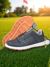 abordables Chaussures de golf pour femmes-Chaussures de golf athlétiques blanches pour femmes – baskets respirantes pour le golf professionnel, les practice et les compétitions du week-end