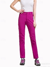 economico pantaloni cargo da donna-Per donna Pantaloni Cargo Pantaloni Eleganti Casual Lunghezza intera Naturale Semplice Tasca Elastico in vita Tasca con cerniera Comodo All&#039;aperto Confortevole All&#039;aperto Ferie azzurro cielo Fuschia