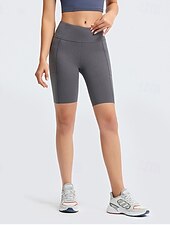 baratos Leggings lisas-Mulheres Calção Leggings Roupa de rua Casual Comprimento do joelho Cintura Alta Tecido Cintura elástica Respirabilidade Com Stretch Férias Rua Roupa Diária Preto Azul Verde Cinzento Claro Verão Normal
