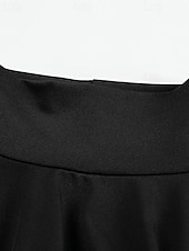 abordables Robe Simple-Femmes Robe Longue Maxi Robe Moulant Robe froncée Mode Classique Vacances Quotidien Fête Coupe régulière Uni manche longue Col roulé Noir Automne