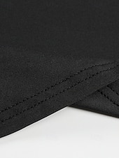 abordables Robe Simple-Femmes Robe Longue Maxi Robe Moulant Robe froncée Mode Classique Vacances Quotidien Fête Coupe régulière Uni manche longue Col roulé Noir Automne