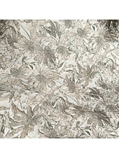 billiga Blommor-Jacquard Brokad A-linjeformad Kvällsklänning Elegant Klänning Formell Bröllop Golvlängd Lång ärm Skjortkrage Höstbröllopsgäst Nylon med Båge(r) Slits Pocket