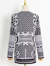 abordables Longitud del té-Funda / Columna vestidos de quinceañera Elegante Vestido Formal Boda Corto / Mini Manga Larga Escote en Pico Polyester con Cuentas 2025